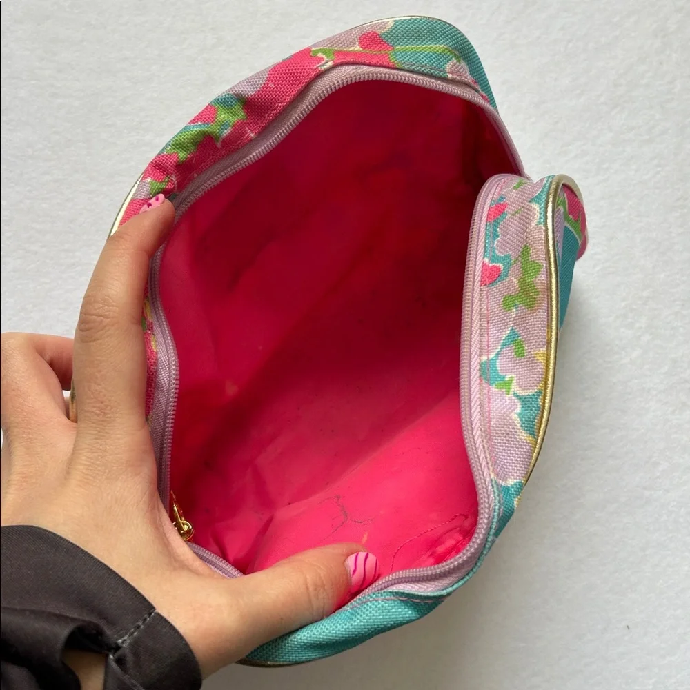Lilly Pulitzer Colorful Floral Pouch